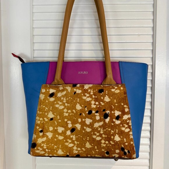 Soruka Multi-colored Tote - Picture 2 of 15
